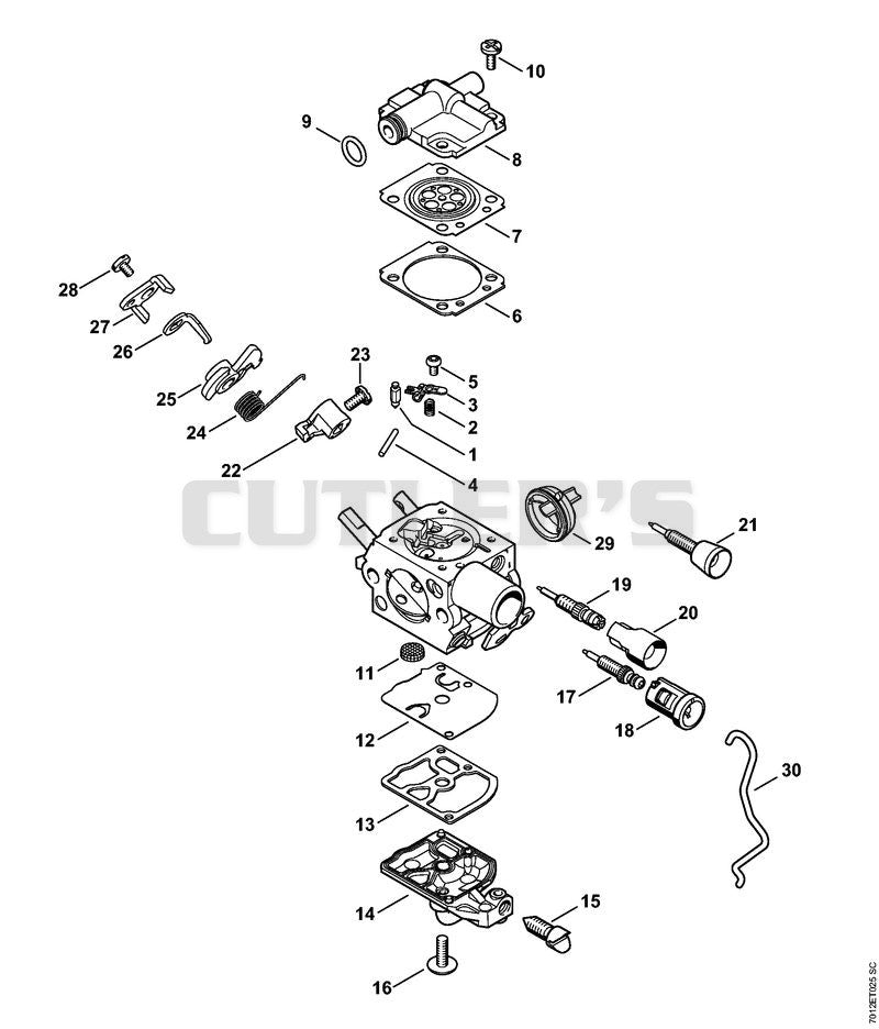 Carburetor C1Q-S280, C1Q-S283