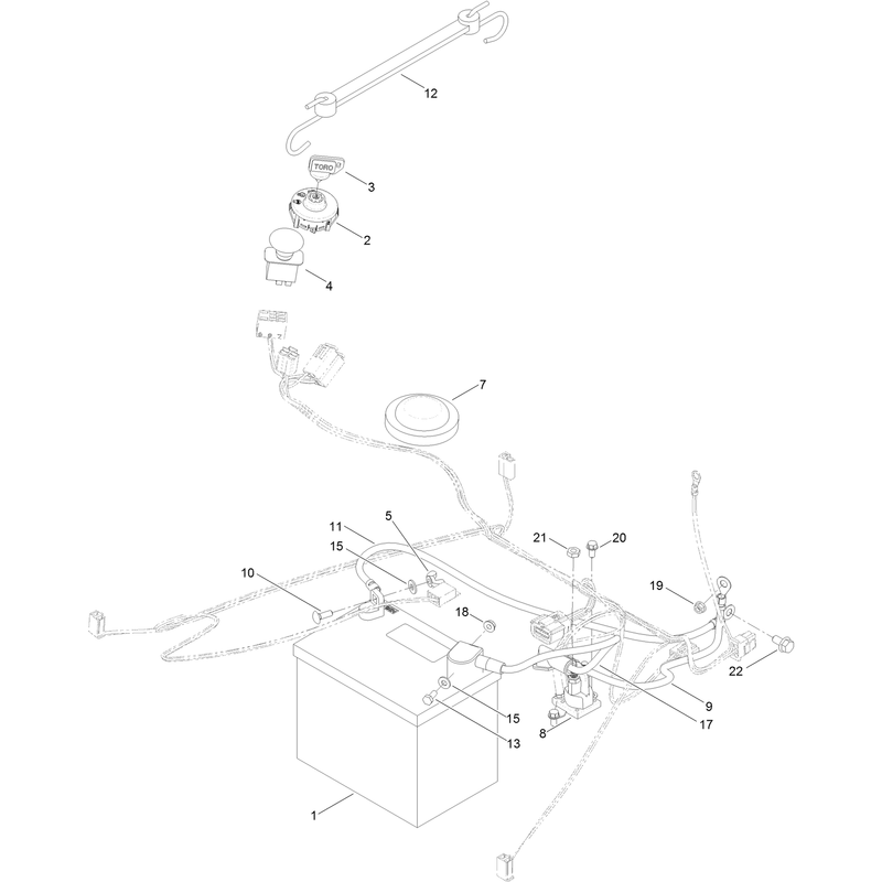 Battery and Electrical Assembly
