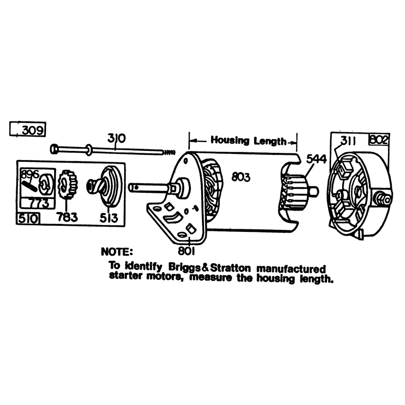 Engine Briggs & Stratton Model No. 191707-2132-01