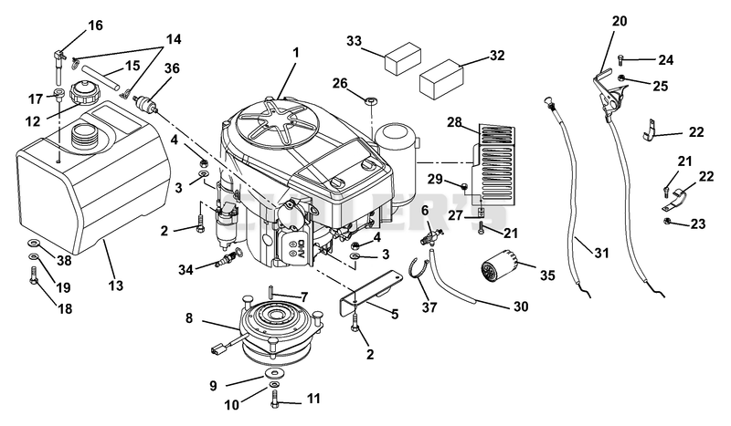 Engine, Fuel And Exhaust System