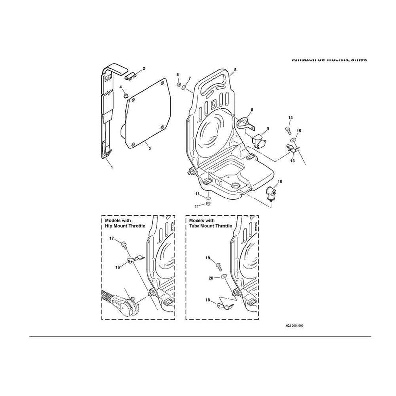Backpack Frame, Harness