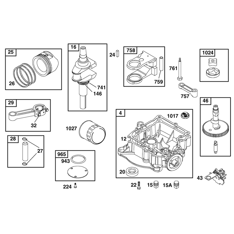 Engine Briggs & Stratton Model 28q777-0690-E1