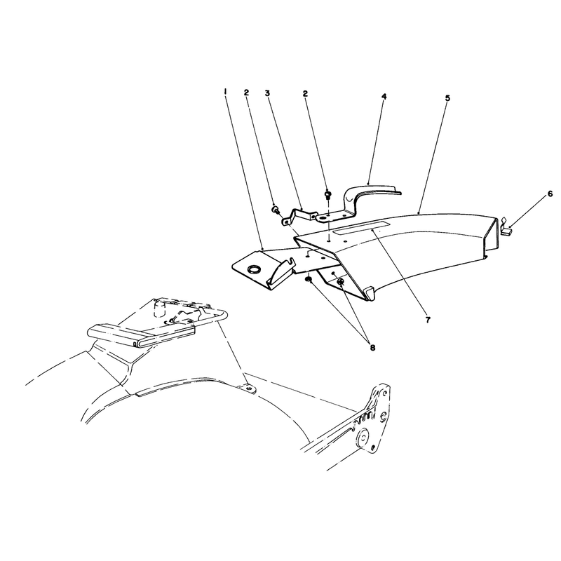 Side Discharge Chute Model No 59108 Optional