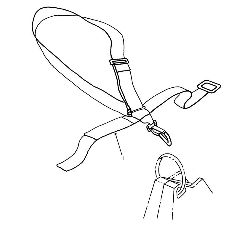 Deluxe Shoulder Belt Harness (optional)