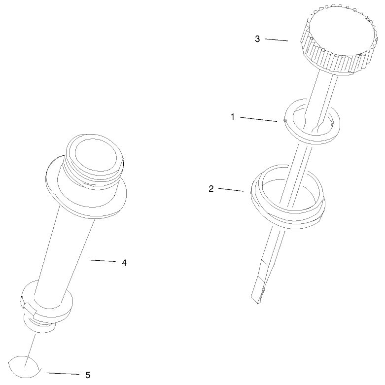 Dipstick and Oil Filter Assembly
