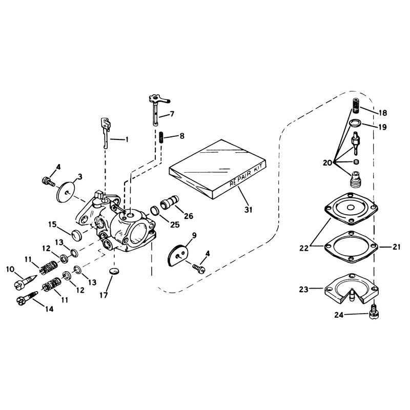 Carburetor No. 632142a