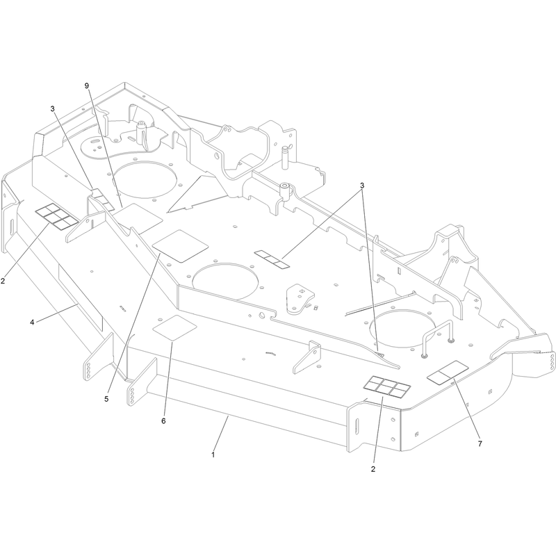 Deck Decal Assembly No. 136-8646