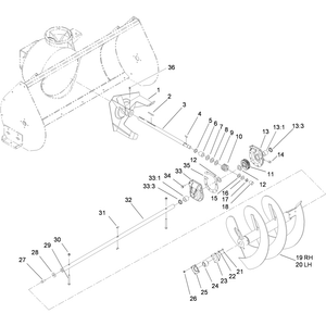 Auger and Gearcase Assembly