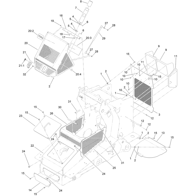 Hood and Covers Assembly
