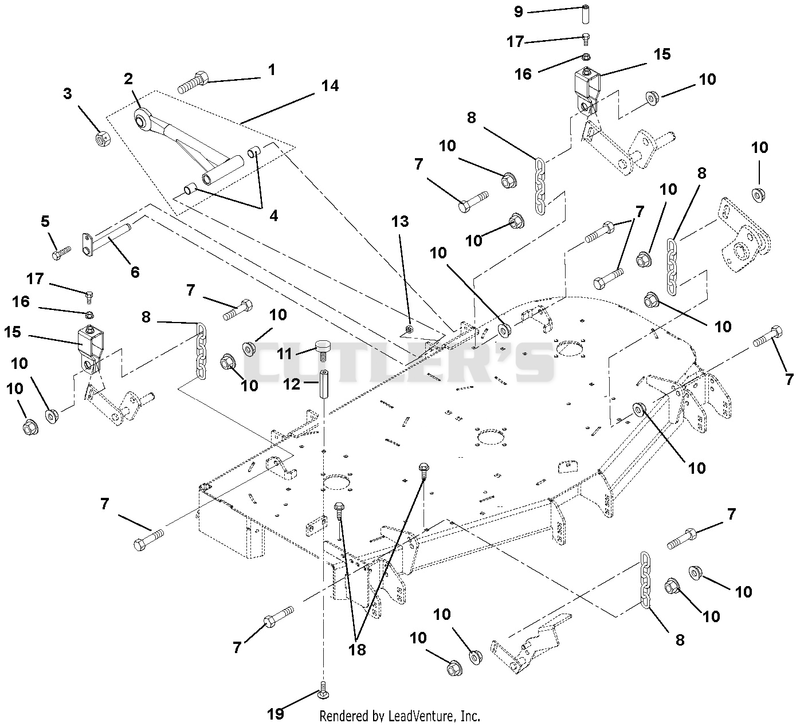 Mounting Arms, Link Chains & Deck Bumpers