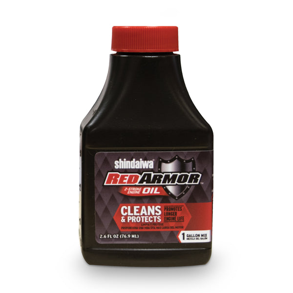 Shindaiwa 83001 Red Armor 2-Stroke Engine Oil 2.6 oz Bottle 50:1 Mix