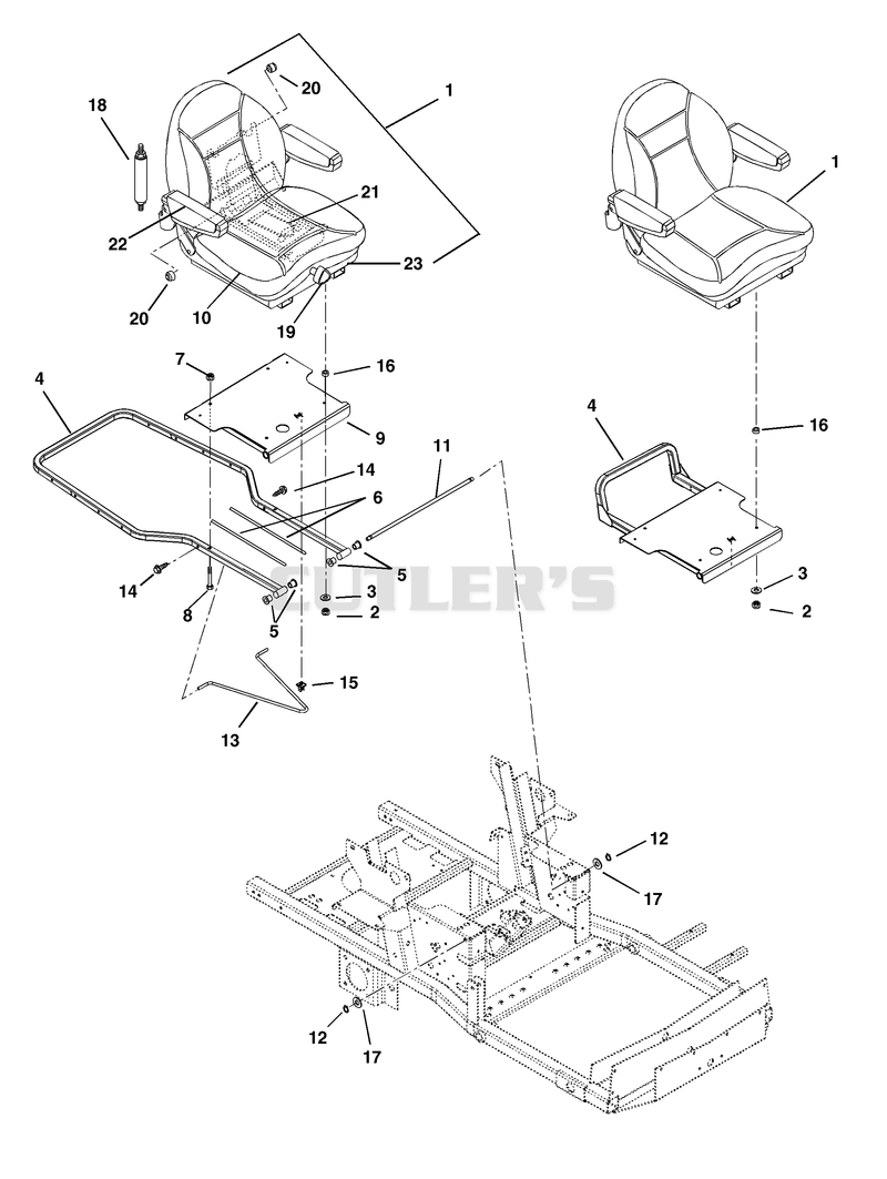 Seat And Hood Frame