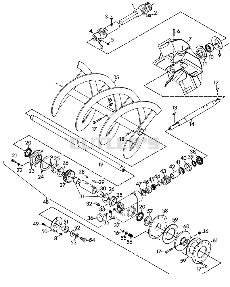 GEARCASE AND RAKE