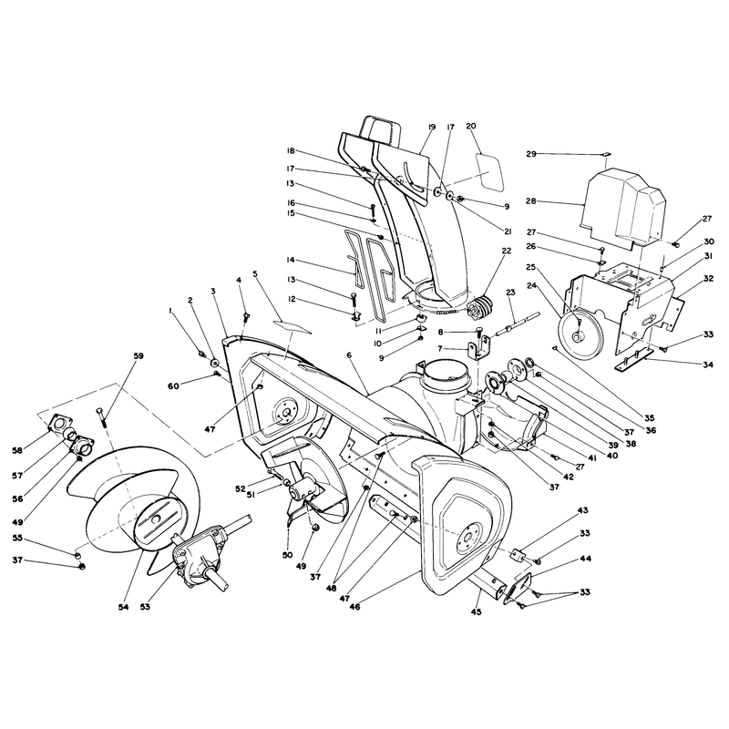 Housing & Chute Assembly
