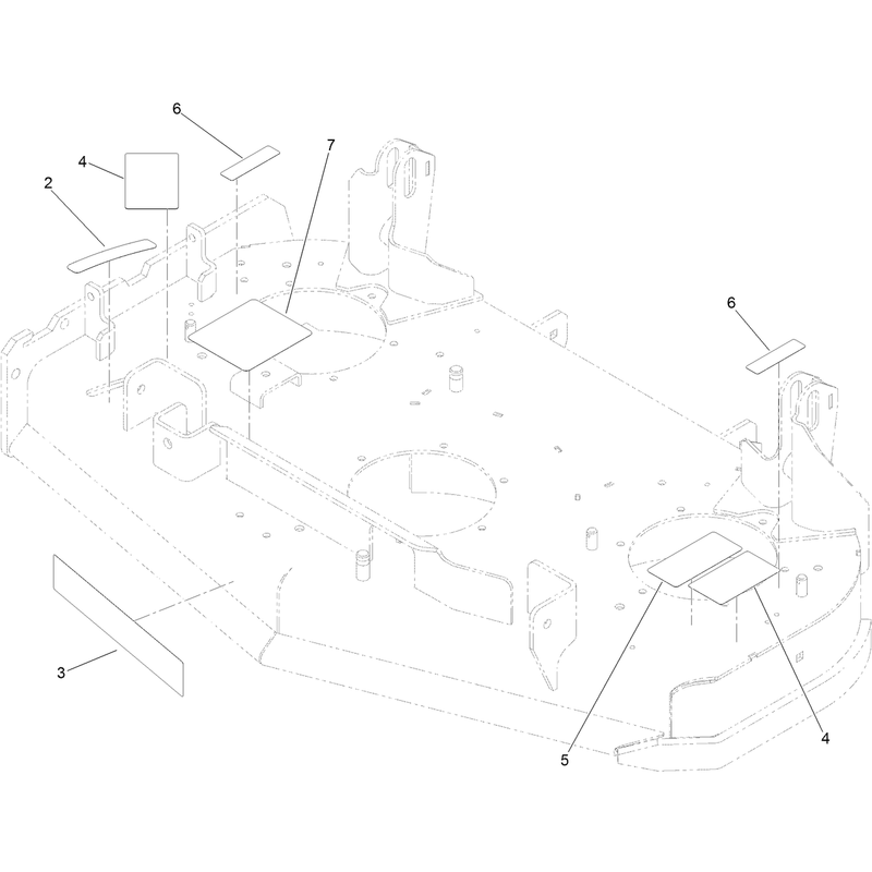 Deck Decal Assembly No 121-6020