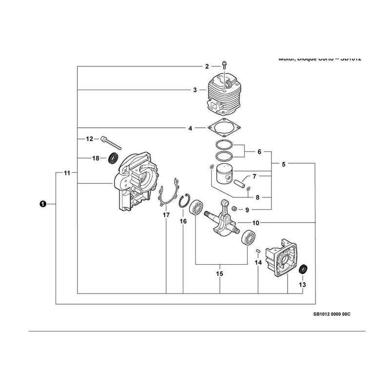 Engine, Short Block -- SB1012