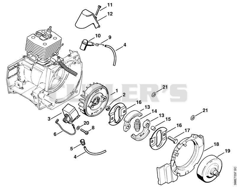 Ignition system, Clutch