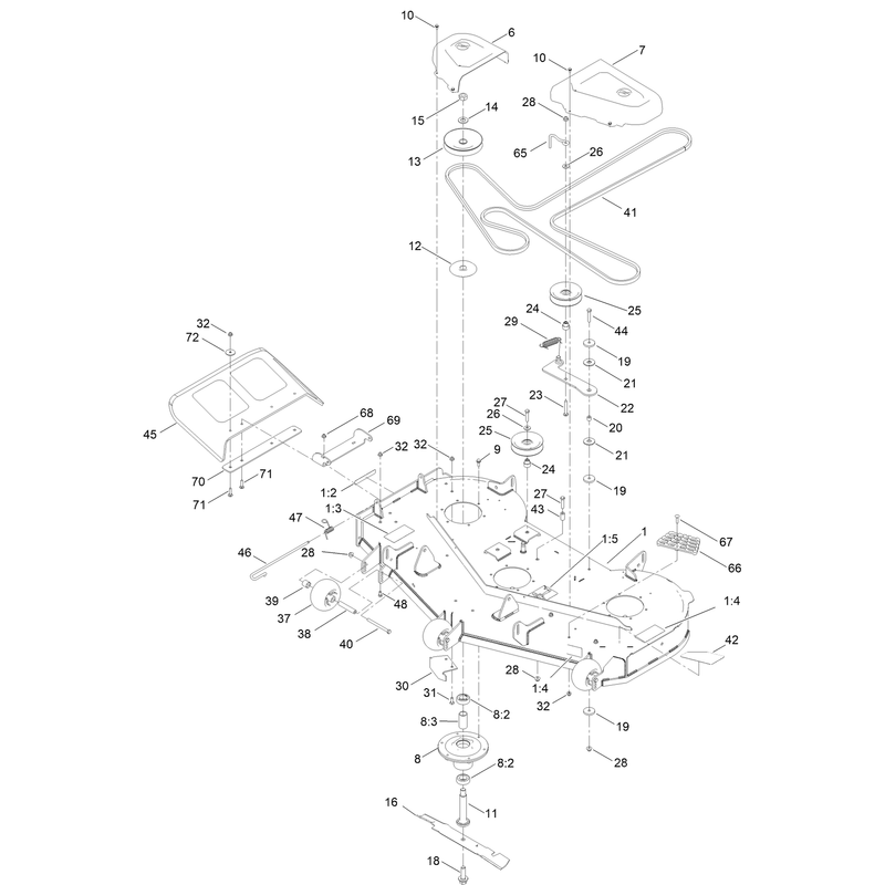 54in Deck Assembly