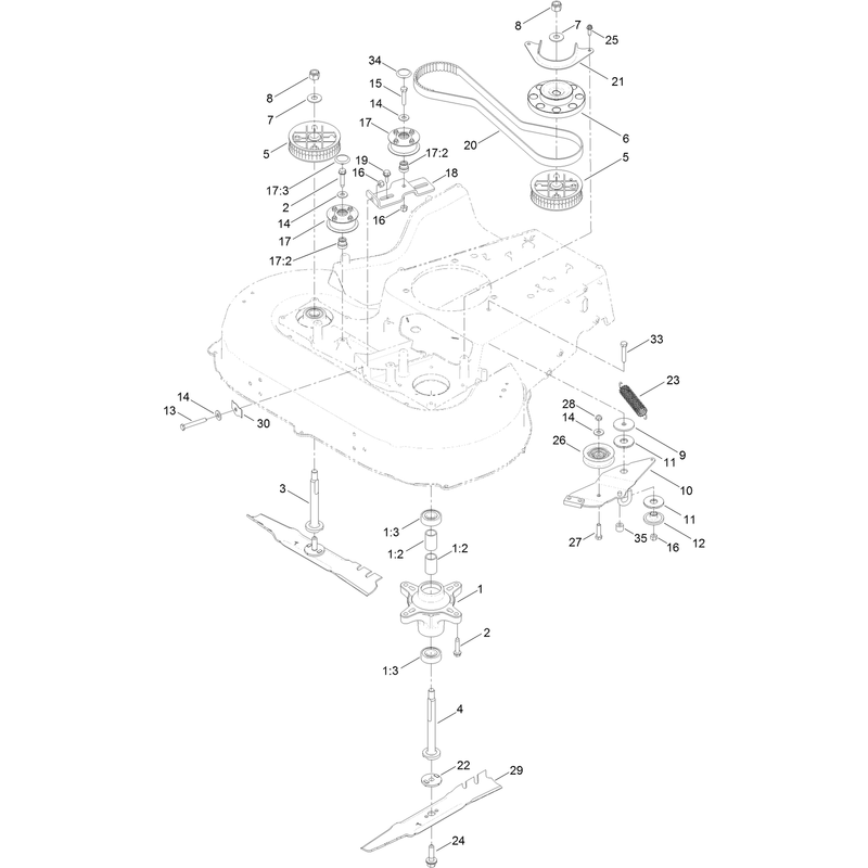 Spindle and Belt Assembly