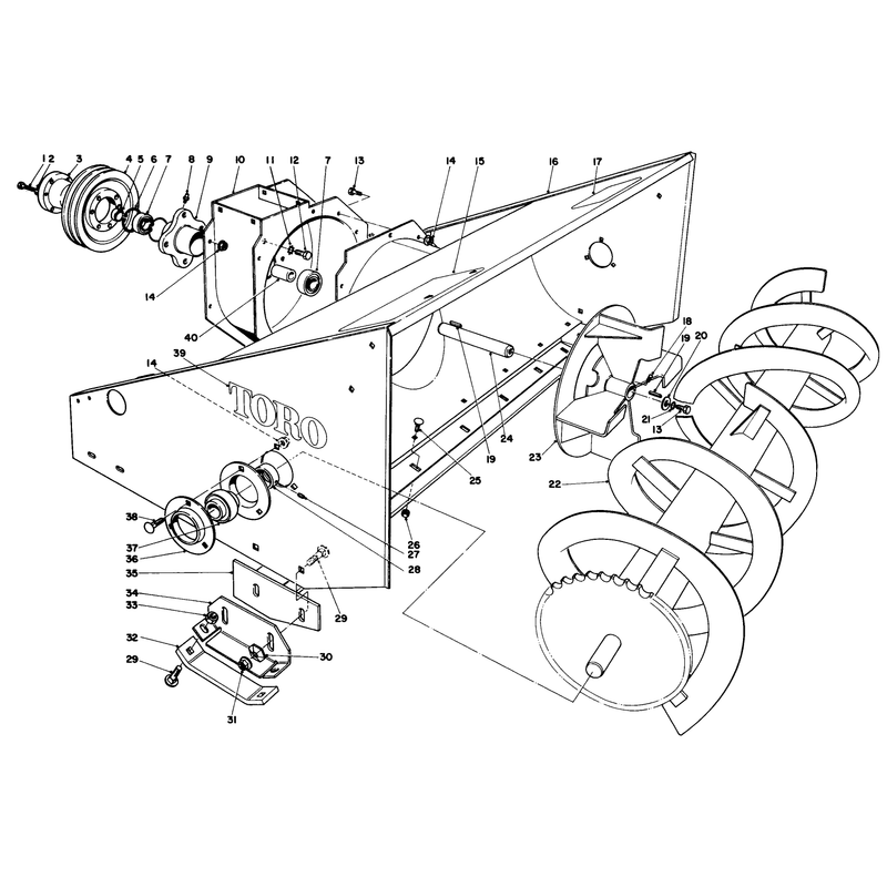 48in Snowthrower Model No 30570 Optional