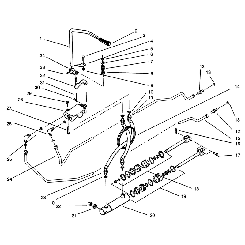 Hydrostatic System 312-H, 416-H