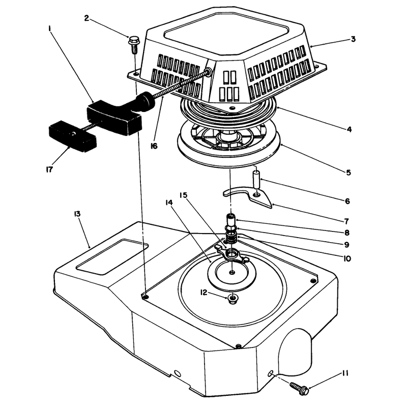 Recoil Assembly Engine Model No Vml0-4