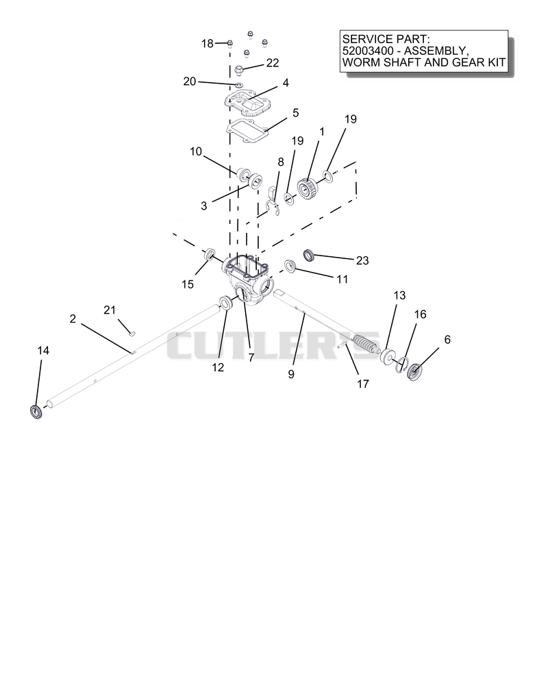 Gear Case - 22 Inch
