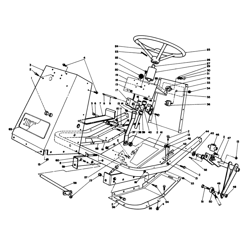 Frame and Steering Assembly