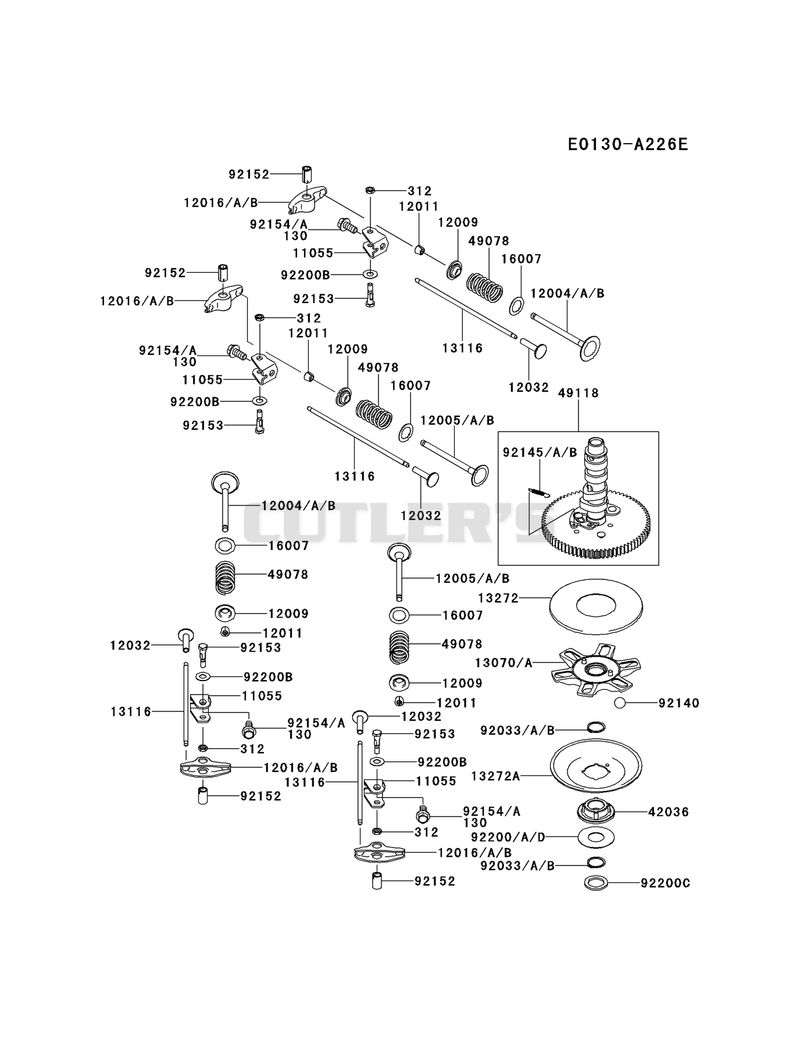 VALVE/CAMSHAFT