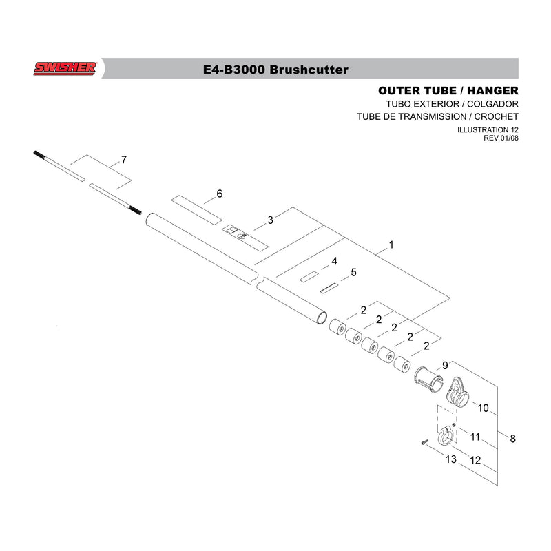 OUTER TUBE / HANGER
