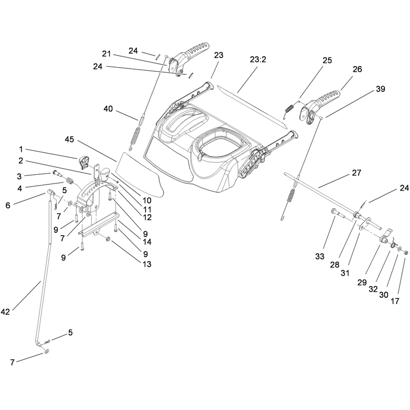 Handle and Control Assembly