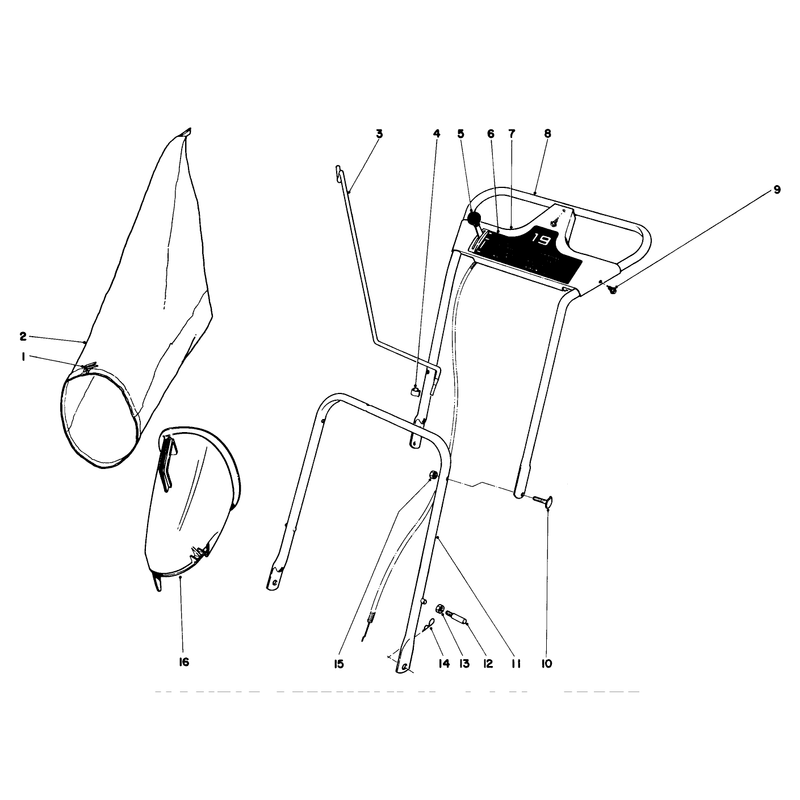 Handle Assembly Model No 18070