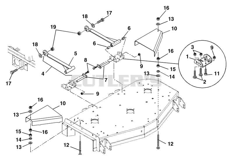 Mounting Arms And Belt Guards