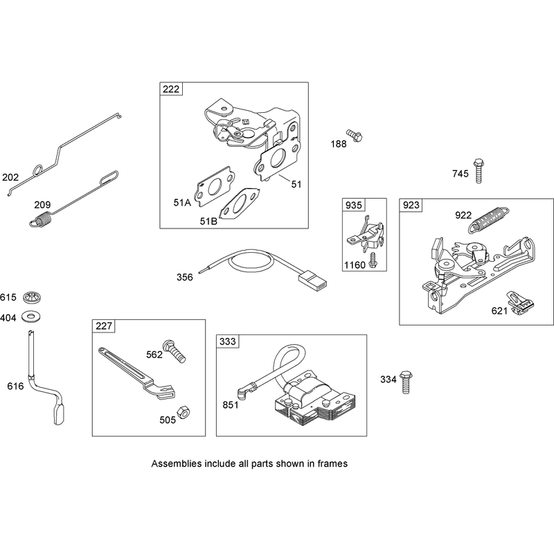 Governor Assembly Briggs and Stratton 122607-0208-B1
