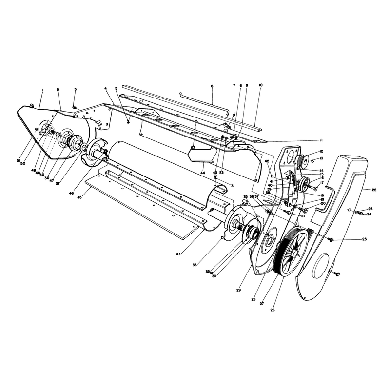 Lower Main Frame Assembly