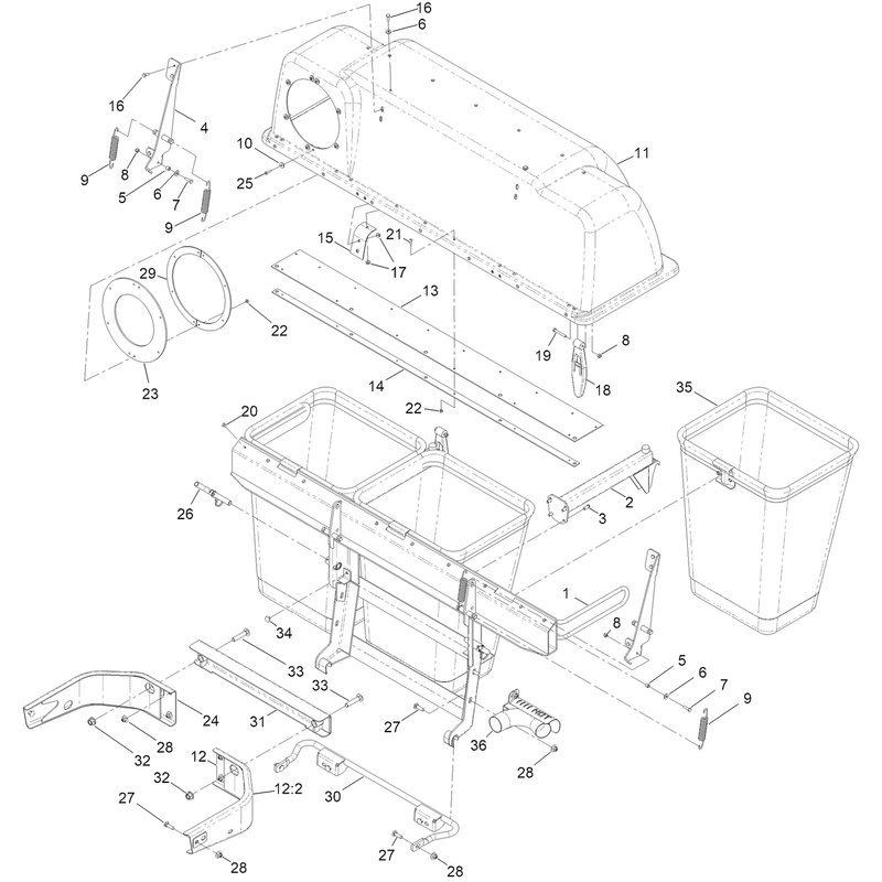 Bagger Mount Assembly