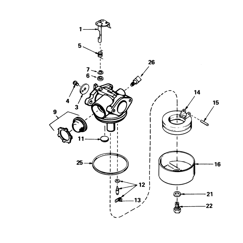 Carburetor No 632098
