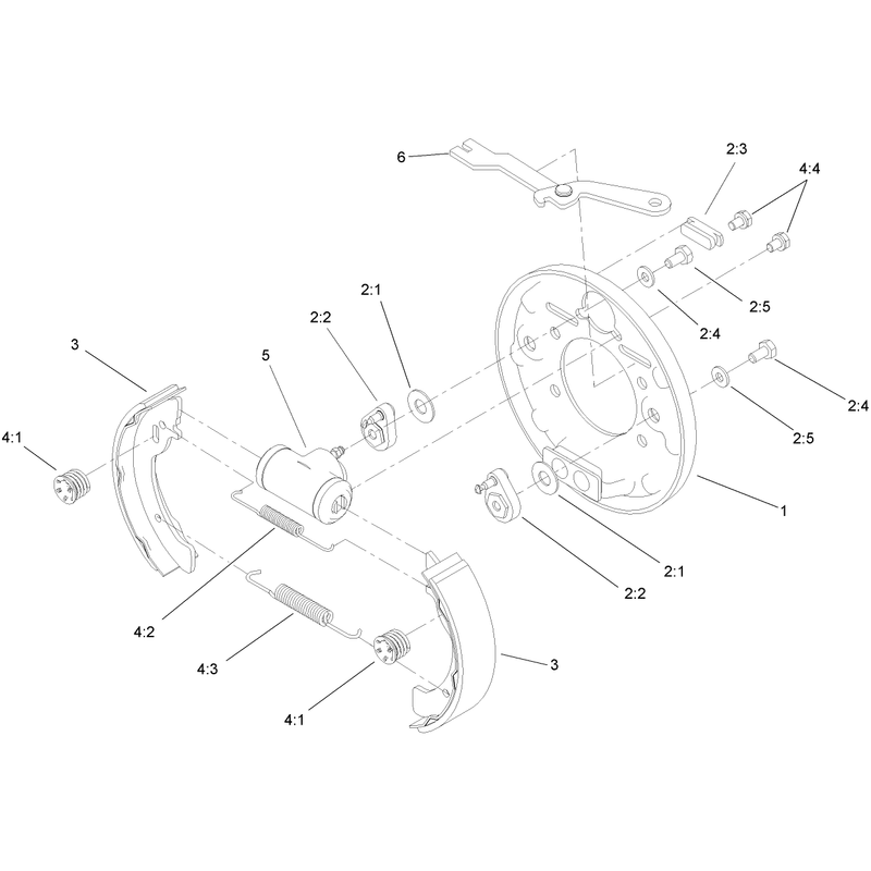 Left Hand Brake Assembly No 104-6807