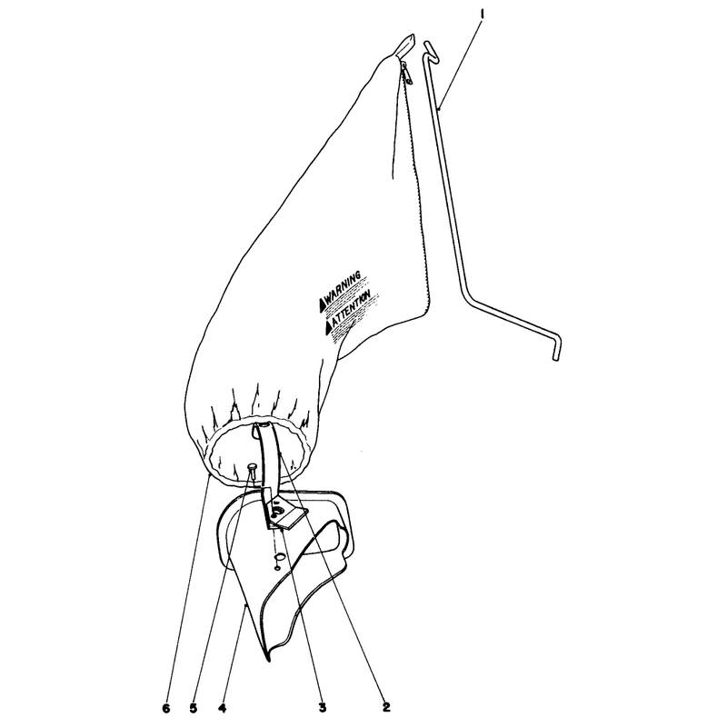 Grass Bagging Kit No 40-5130 Optional