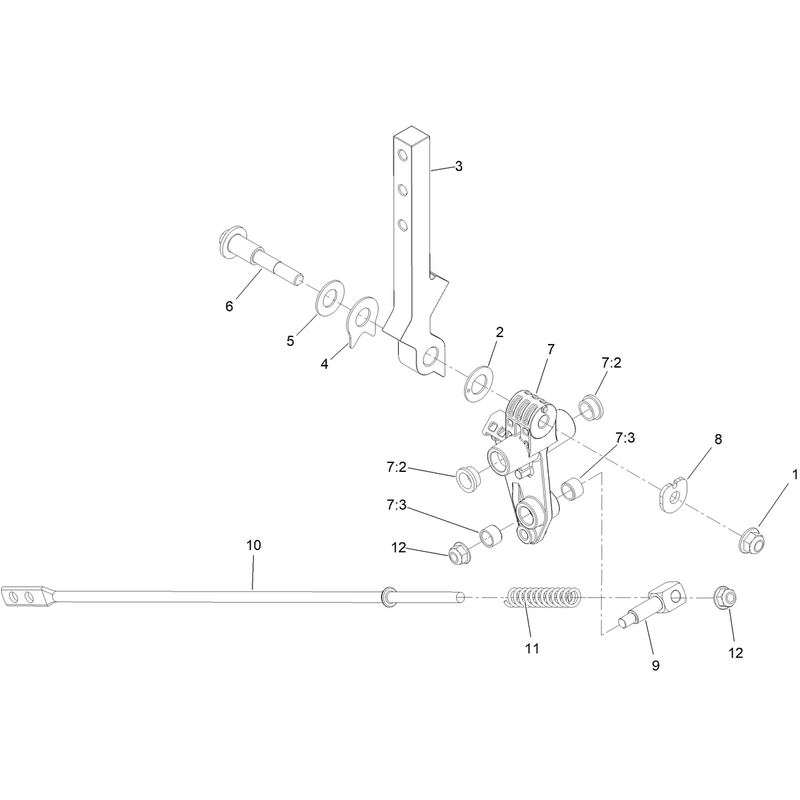 Left and Right Control Arm Assembly