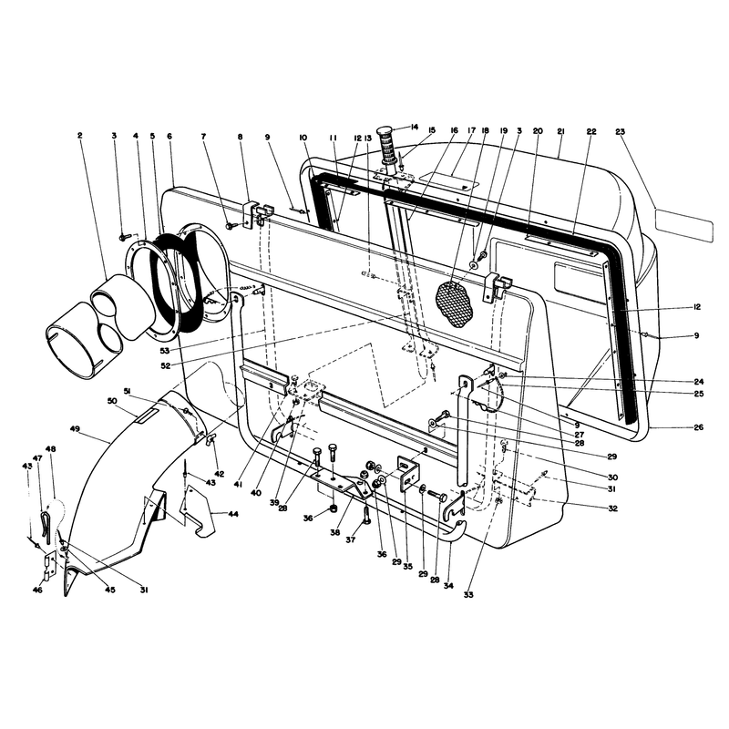 Easy-Empty Grass Catcher Model 59111 (optional)