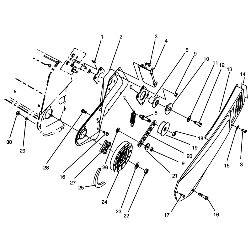 Pulley & Belt Cover Assembly