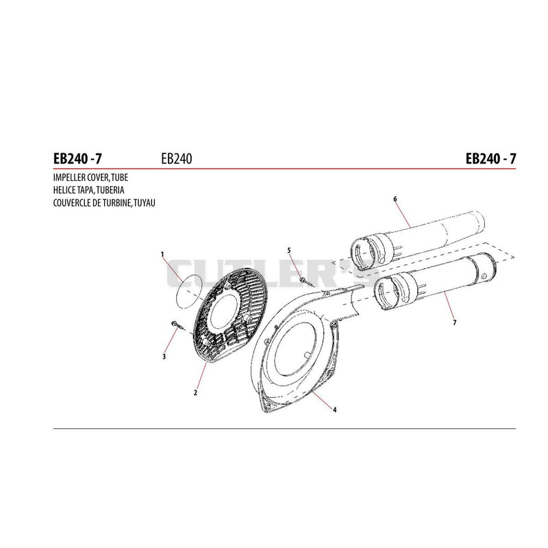 IMPELLER COVER, TUBE