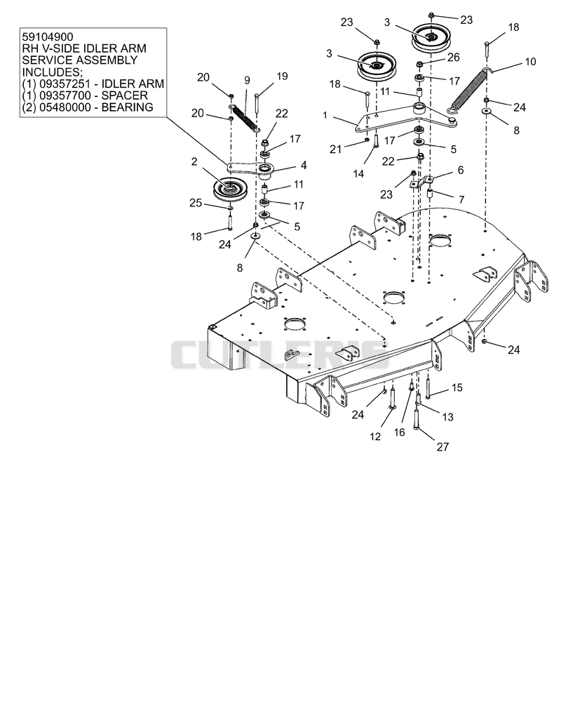 Deck Idlers - 48"