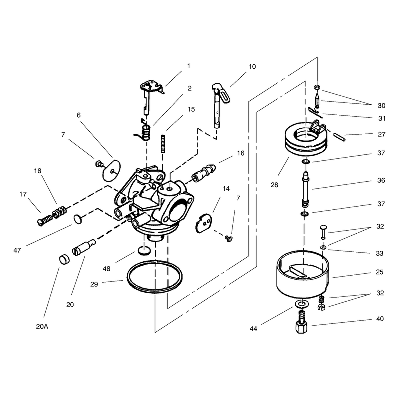 Carburetor Assembly No. 640054