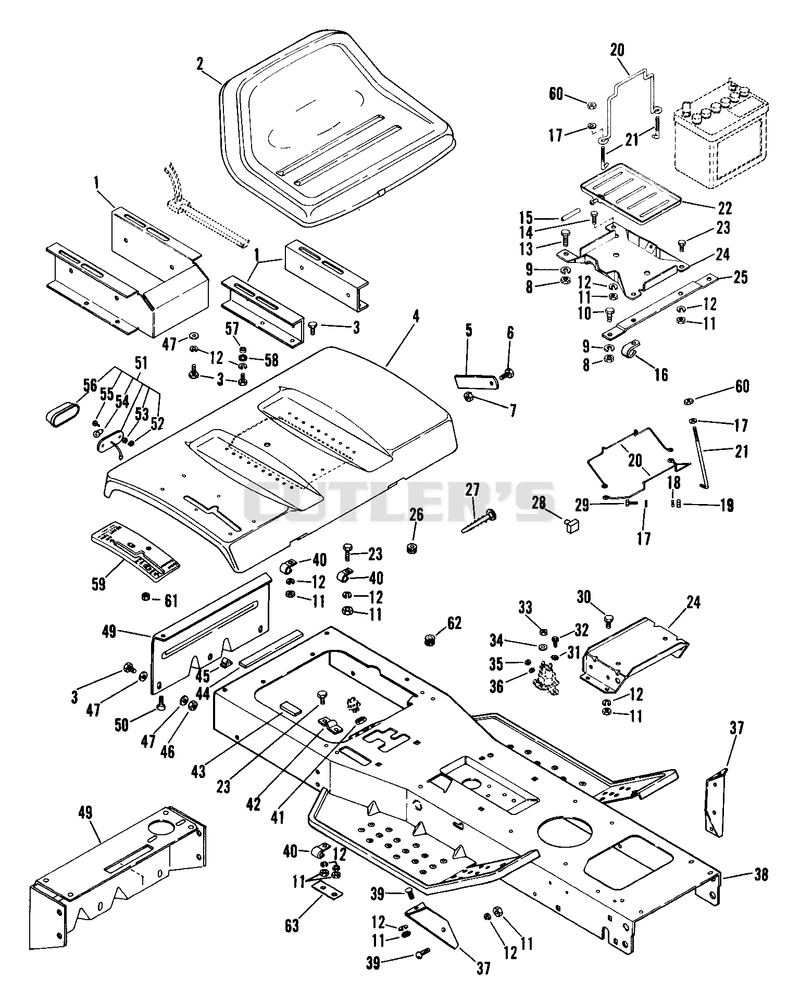 Frame And Rear Deck