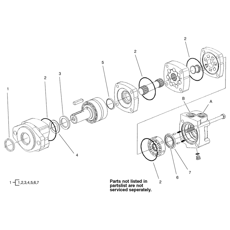 Hydraulic Motor Assembly No 99-6566