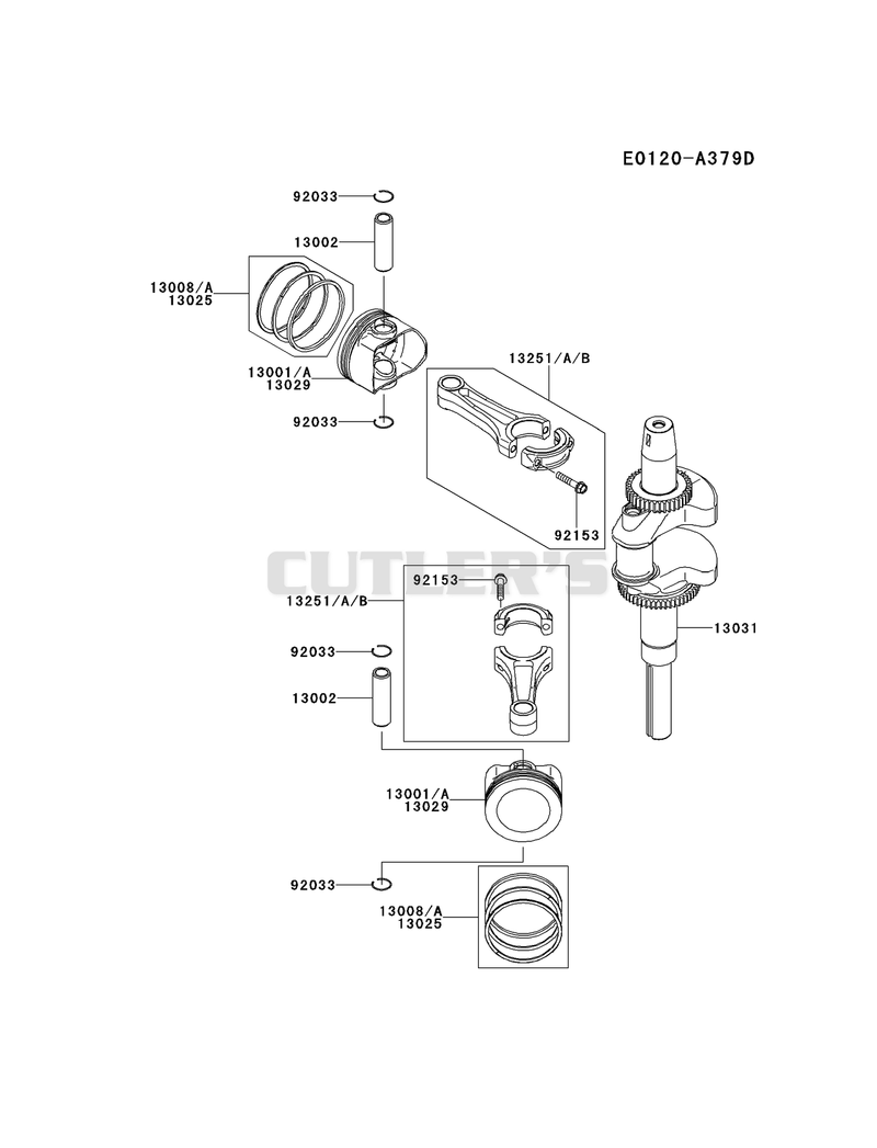 PISTON/CRANKSHAFT