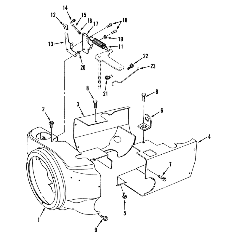 Blower Housing And Governor