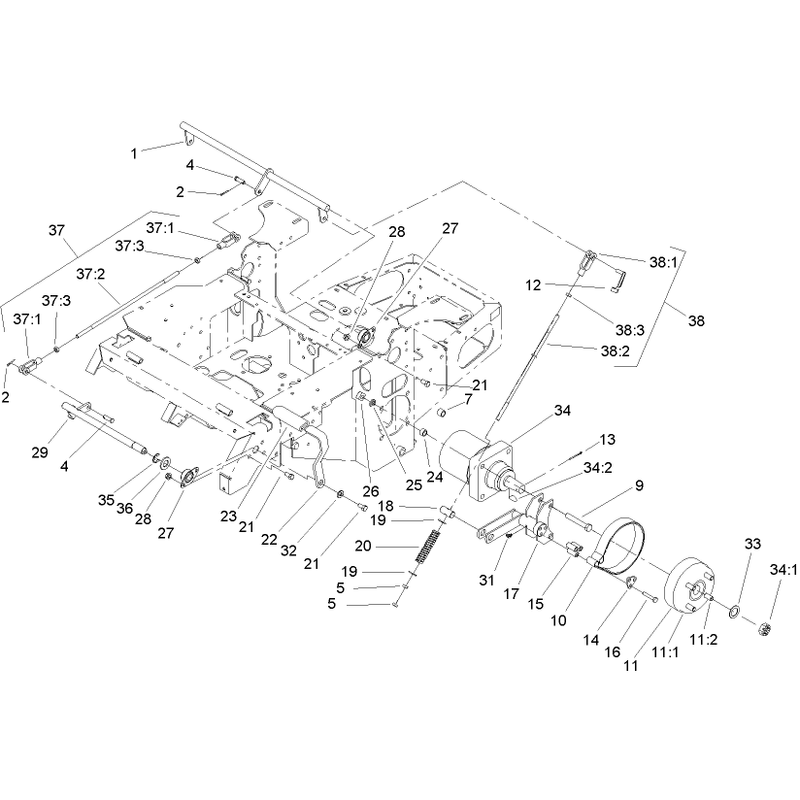 Parking Brake System Assembly